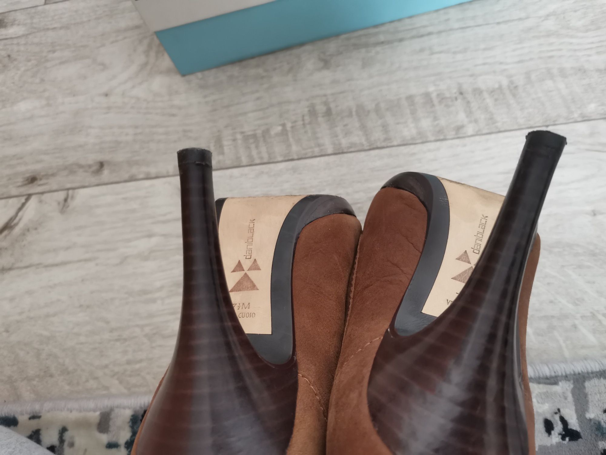 Люксовые туфли Daniblack полностью из натуральной кожи