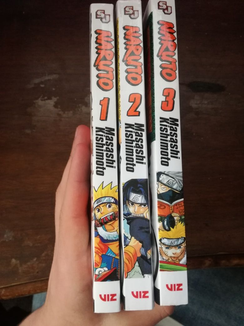 Naruto Manga vol 1-3