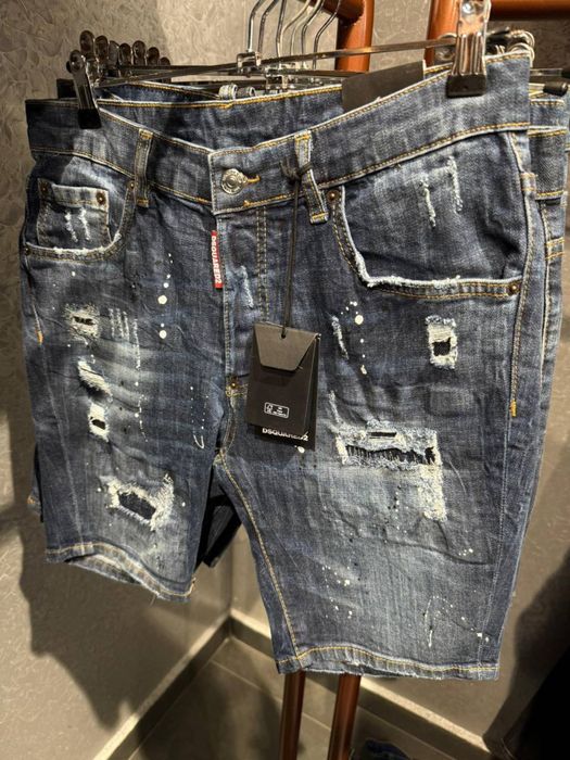 Най-висок клас мъжки къси дънкови панталони Dsquared2