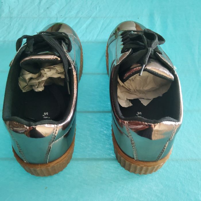 Adidași Sneakers Adam's culoarea auriu metallic, mar.40 NOI, Nepurtati