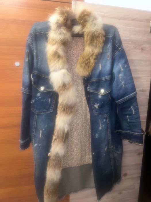 Дамско дънково яке