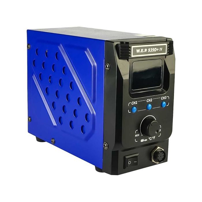 Станция за запояване WEP 939D+-IV дисплей, нагревателен елемент Hakko.
