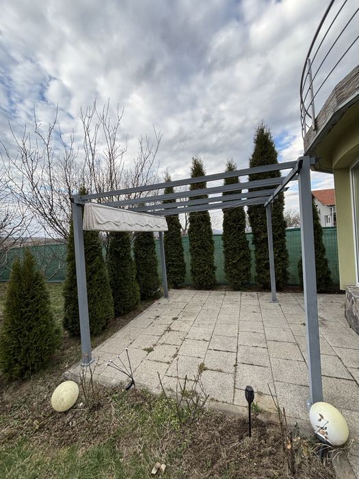 Pergola cu prelata terasa