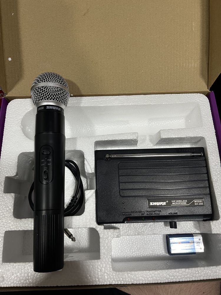 Microfon wireless gen Shure SM58