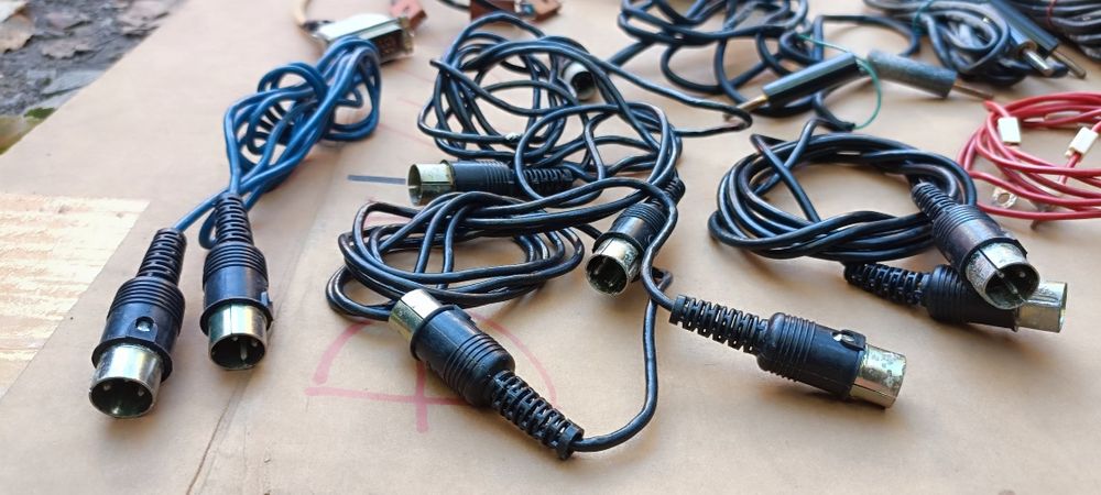 Провода разъёмы на ретро технику СССР