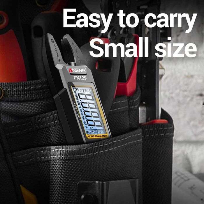 ANENG мултицет клещи U-образен, цветен LCD, акумулаторен