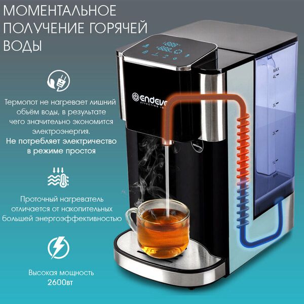 Проточный термопот электрический 4л Endever