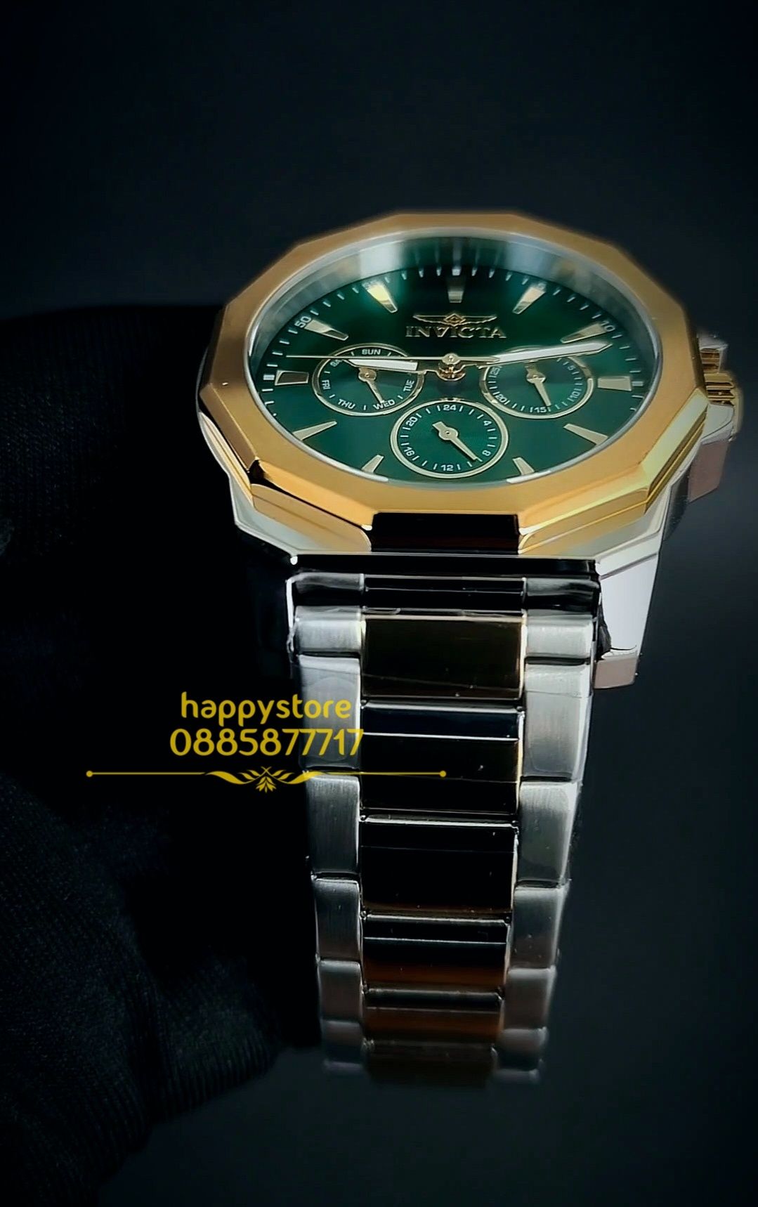 часовник INVICTA Speedway Silver and Gold, Инвикта нов