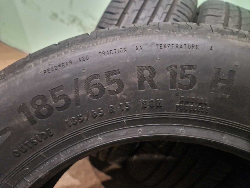 4 Continental R15 185/65/ 
летни гуми като нови 
DOT0923