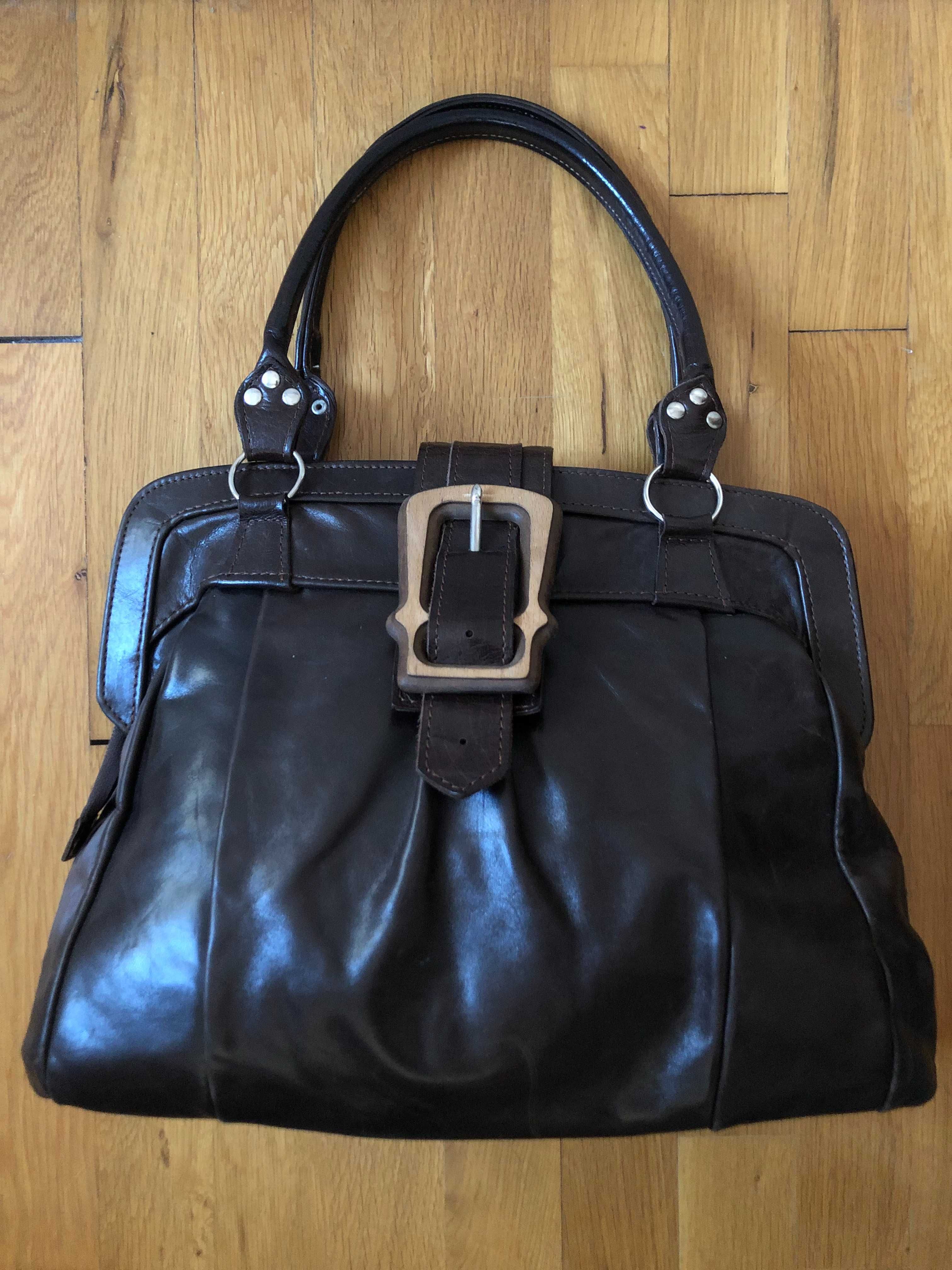 Fendi дамска чанта естествена кожа