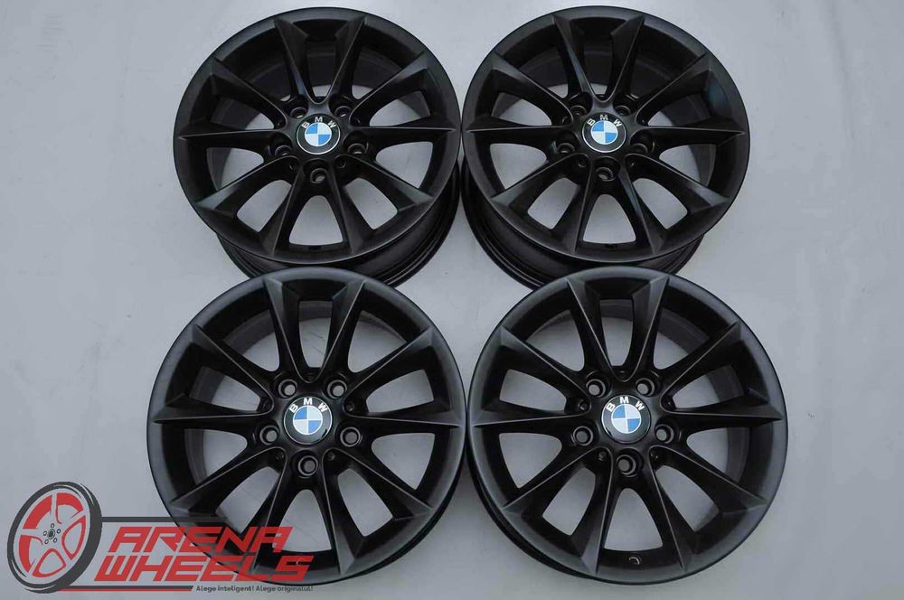 Jante 16 inch Originale BMW Seria 1 F20 F21 R16 Style 411 Negru Mat