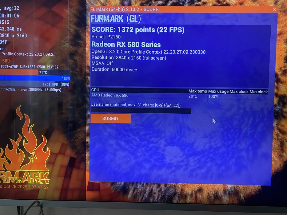 Placa video jocuri 8Gb 256 biti ATi XFX Rx 580