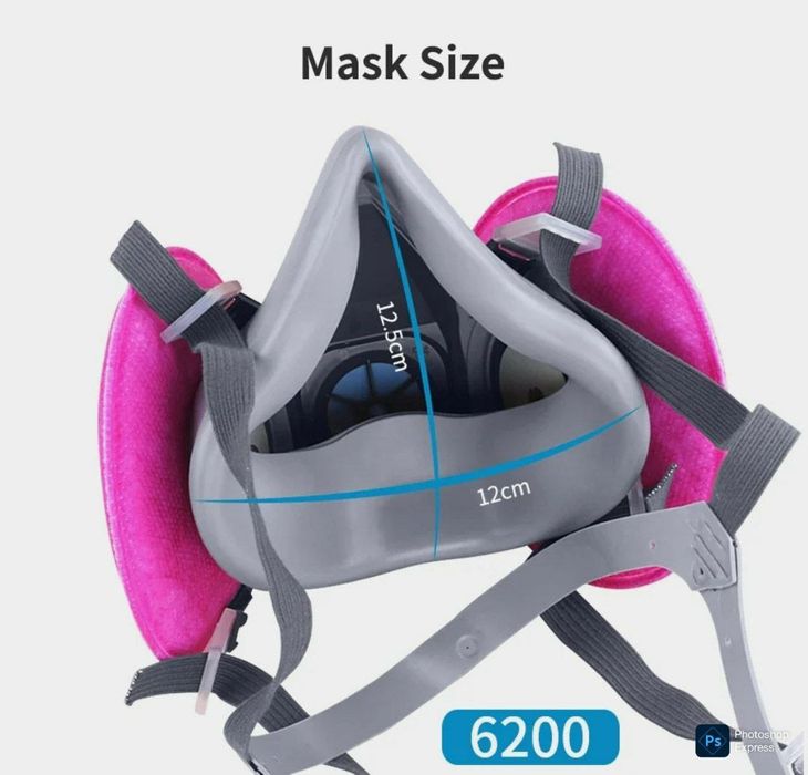 Респиратор маска защита от пыли 6200 Оригинал из первых рук