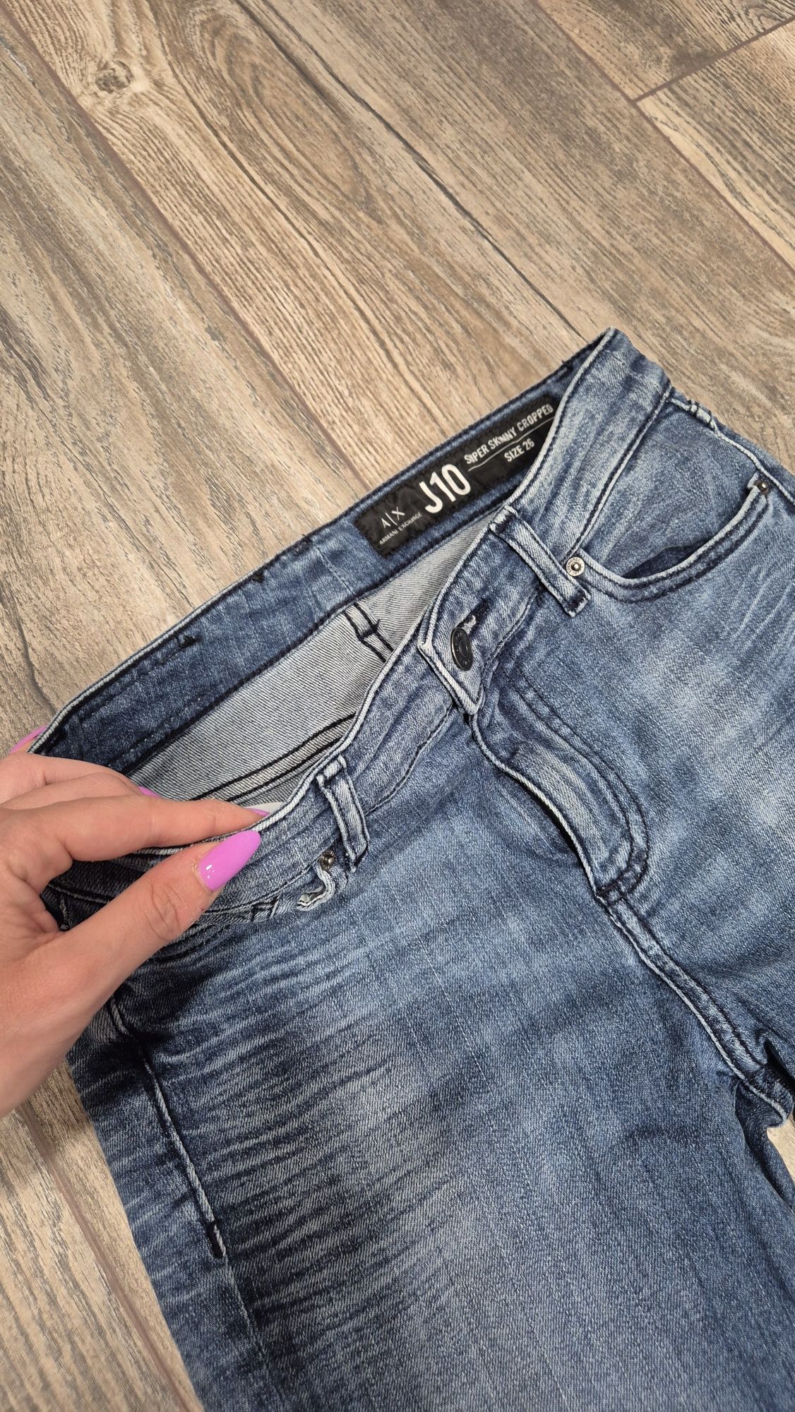 Armani Exchange супер скини дънки