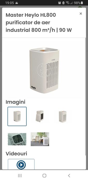 Purificator de aer heylo hl 800