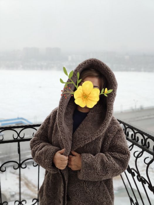 Шуба «тэдди» из натуральной овчины