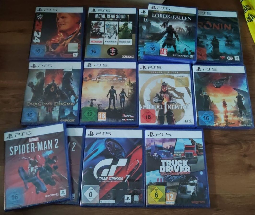 jocuri PS5 Dragon Dogma 2 Spiderman Ronin Lords of The Fallen etc