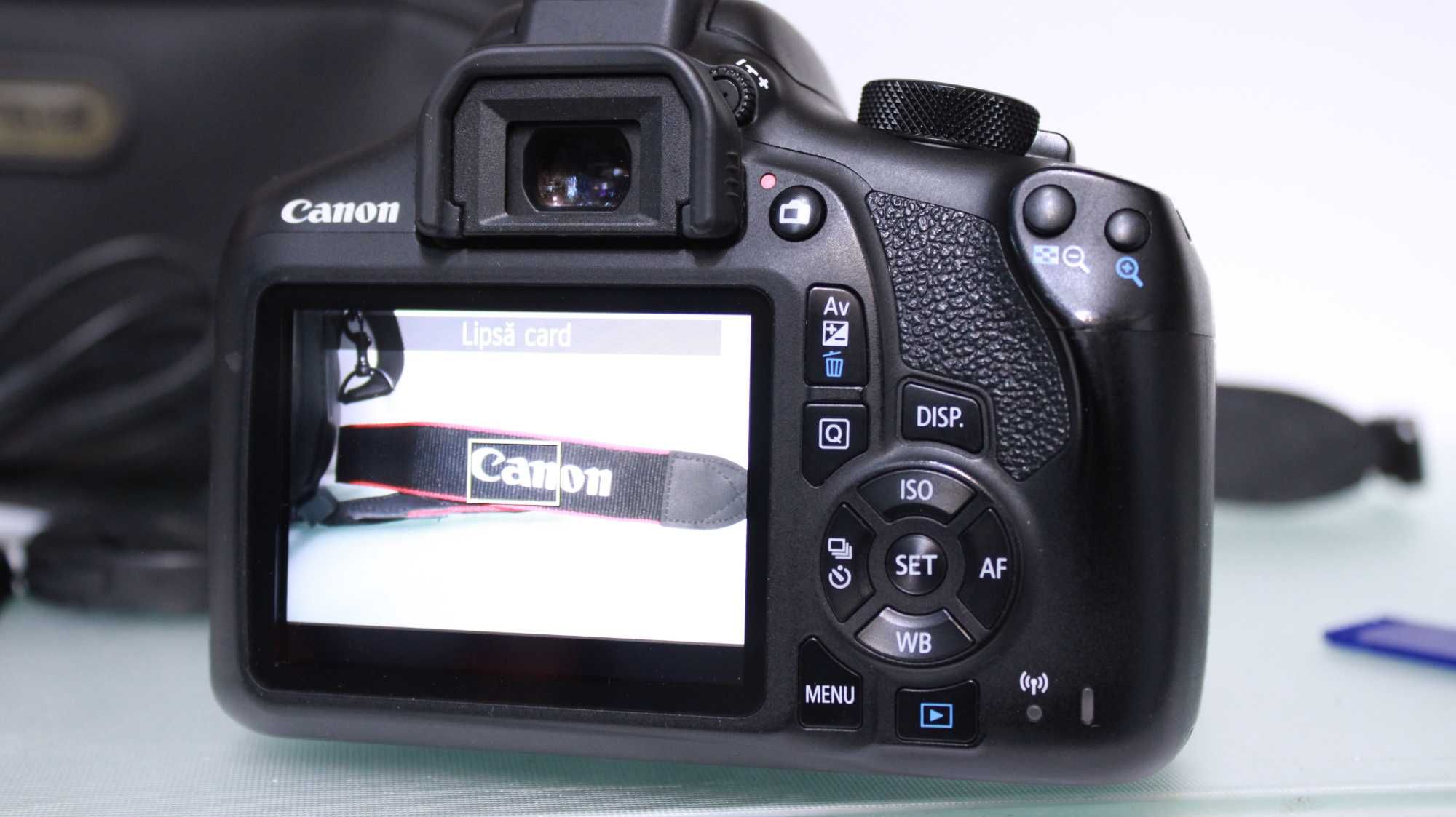 Aparat foto Canon EOS1300D+2 obiective+accesorii.
