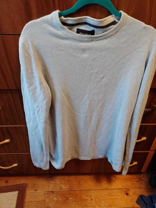 Bluza albastru Pull & Bear L