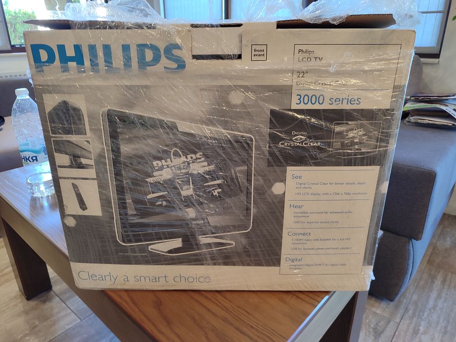 Телевизор Филипс 22PFL3404H/12.   22 инча