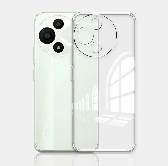 TCL 60 SE - Силиконов Прозрачен Кейс Гръб