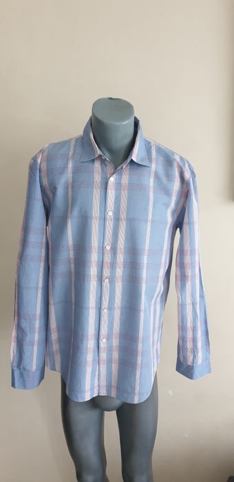 Burberry Cotton / Silk  Mens Size 50/ L  НОВО! ОРИГИНАЛ! Мъжка Риза!