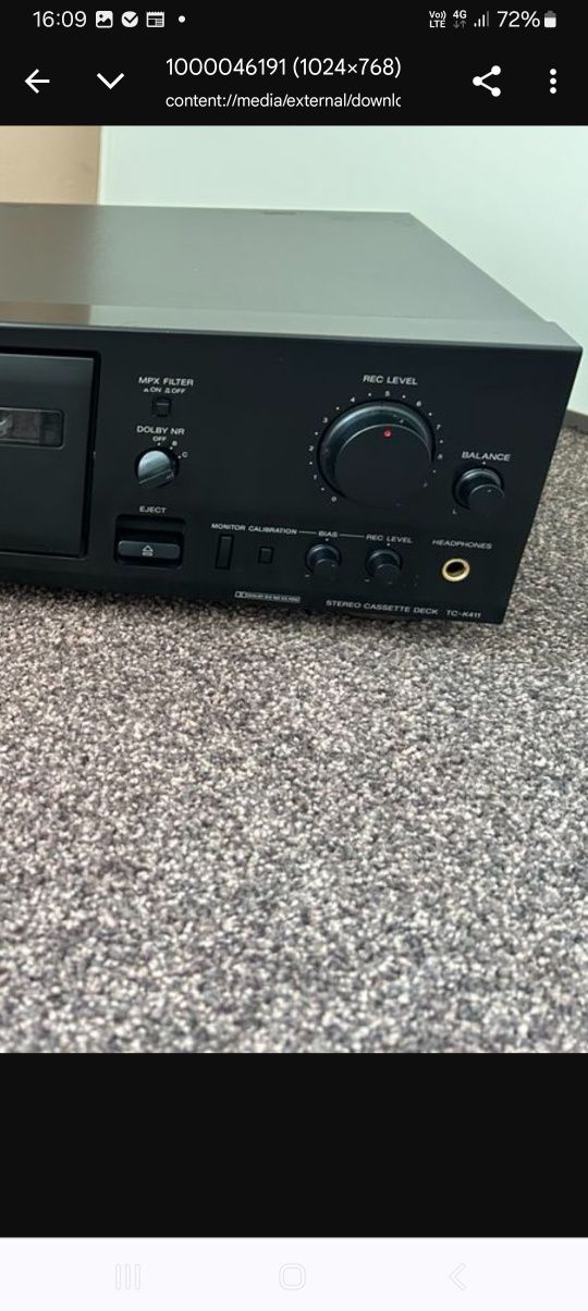 Deck sony tc k 411