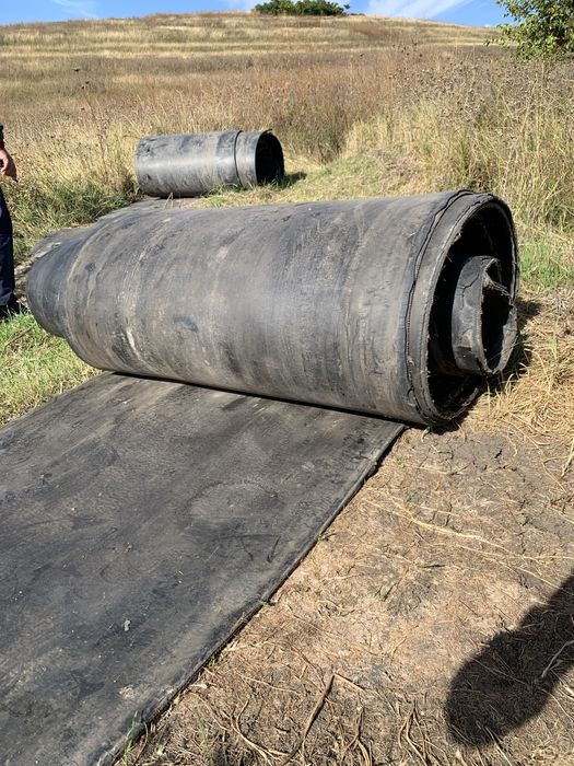 Vand banda de cauciuc uzata