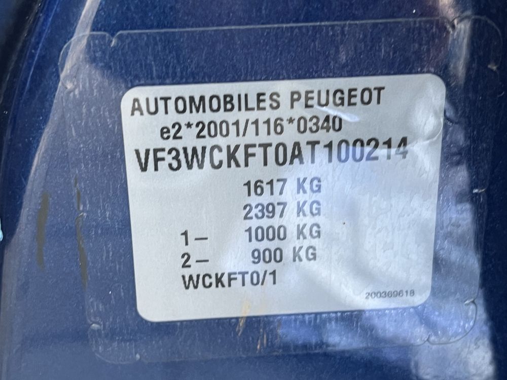 Peugeot 207 an 2011, 1400cm