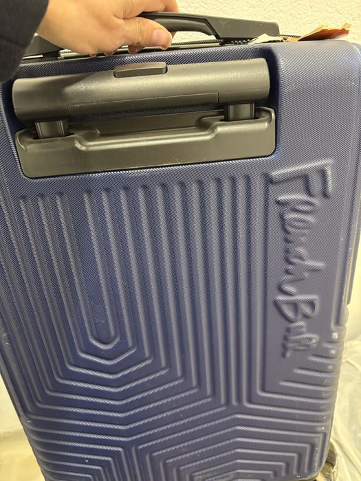 Troler FrenchBull, troller albastru, valiza voaiaj geamantan Bleu