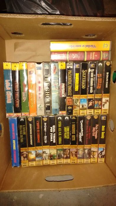 Colectie Casete Video VHS Originale Filme Artistice Desene Animate