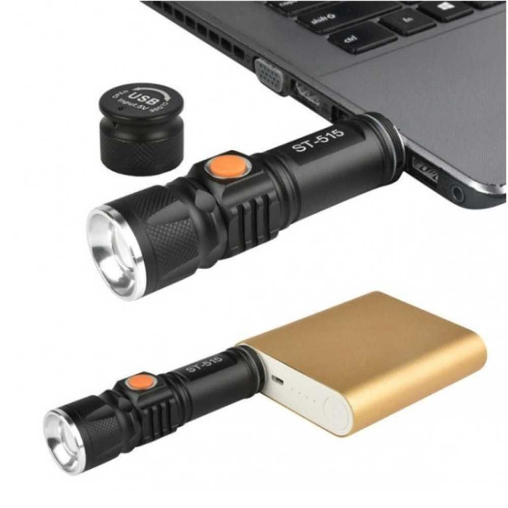 Фенер Cree BL-515 зареждаем с USB -T6cree