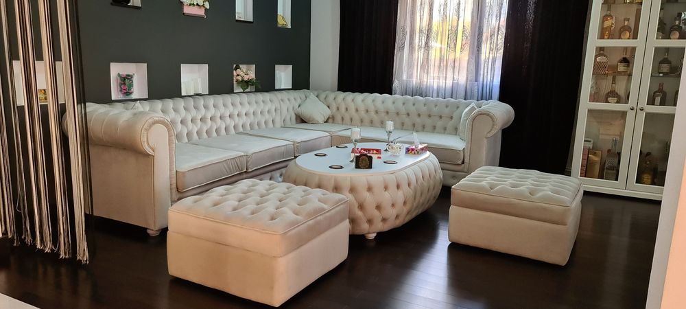 Set Canapea Chestefield pt living