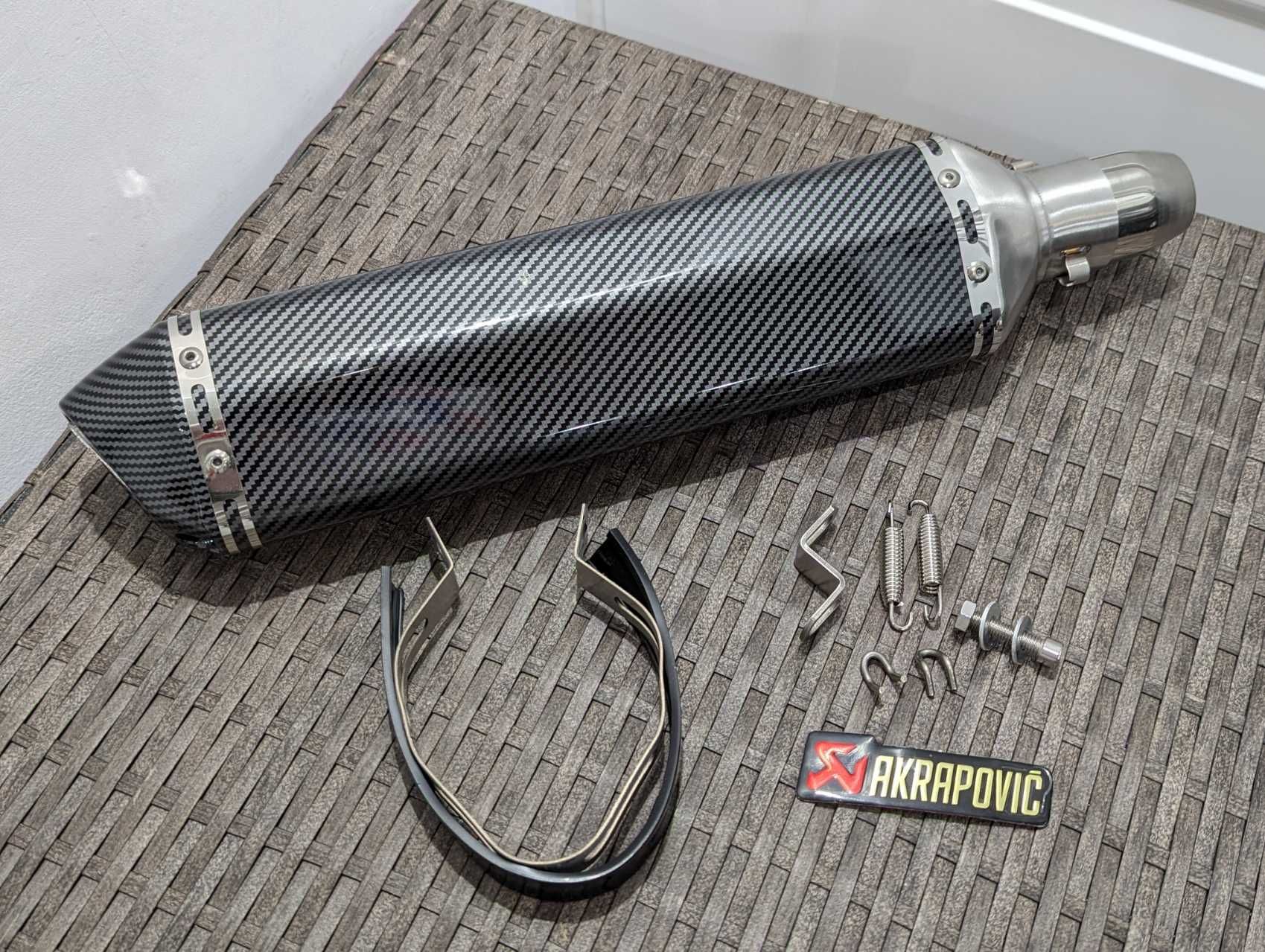 Toba sport "Mivv" & "Akrapovic" Univesala pentru Moto /ATV, 460mm -Nou