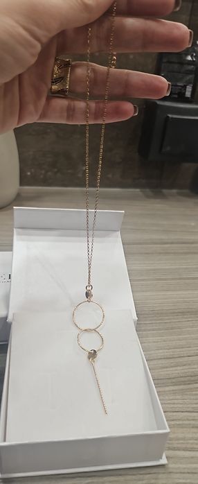 Позлатен комплект  сребро от ISilver 925  нов