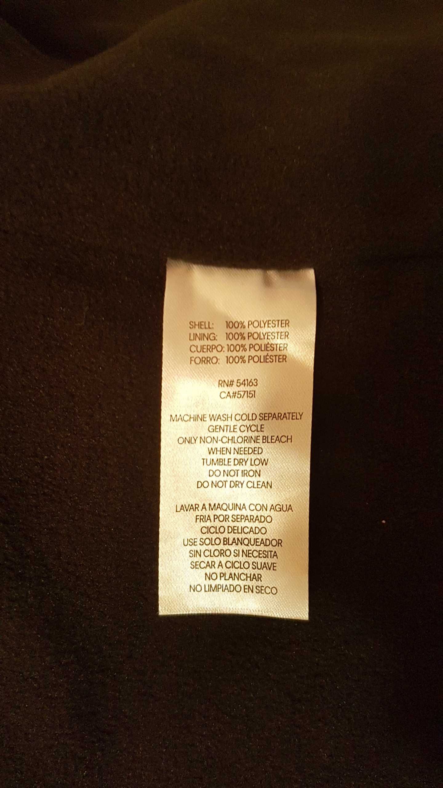 Ново дамско яке Calvin Klein шушляк с подплата ветровка размер S