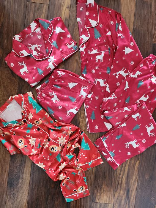 Еднакви пижами/дрехи за цялото семейство. Коледни