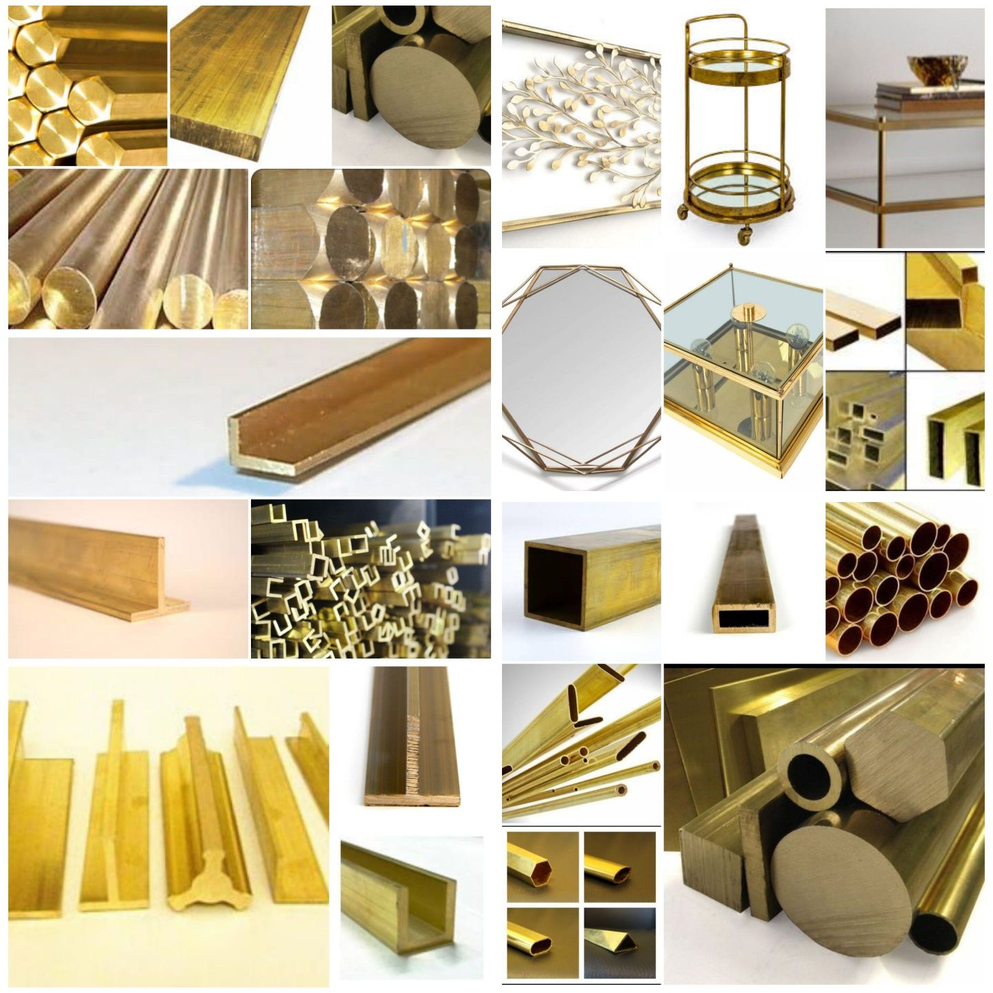 Profil U din alama 20x20x20x2mm - Canal U | Profile Aluminiu, Inox
