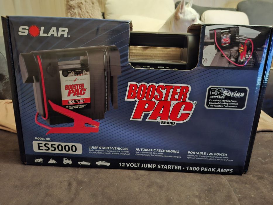 Професионален бустер 12 volt jump starts внос от америка нов!