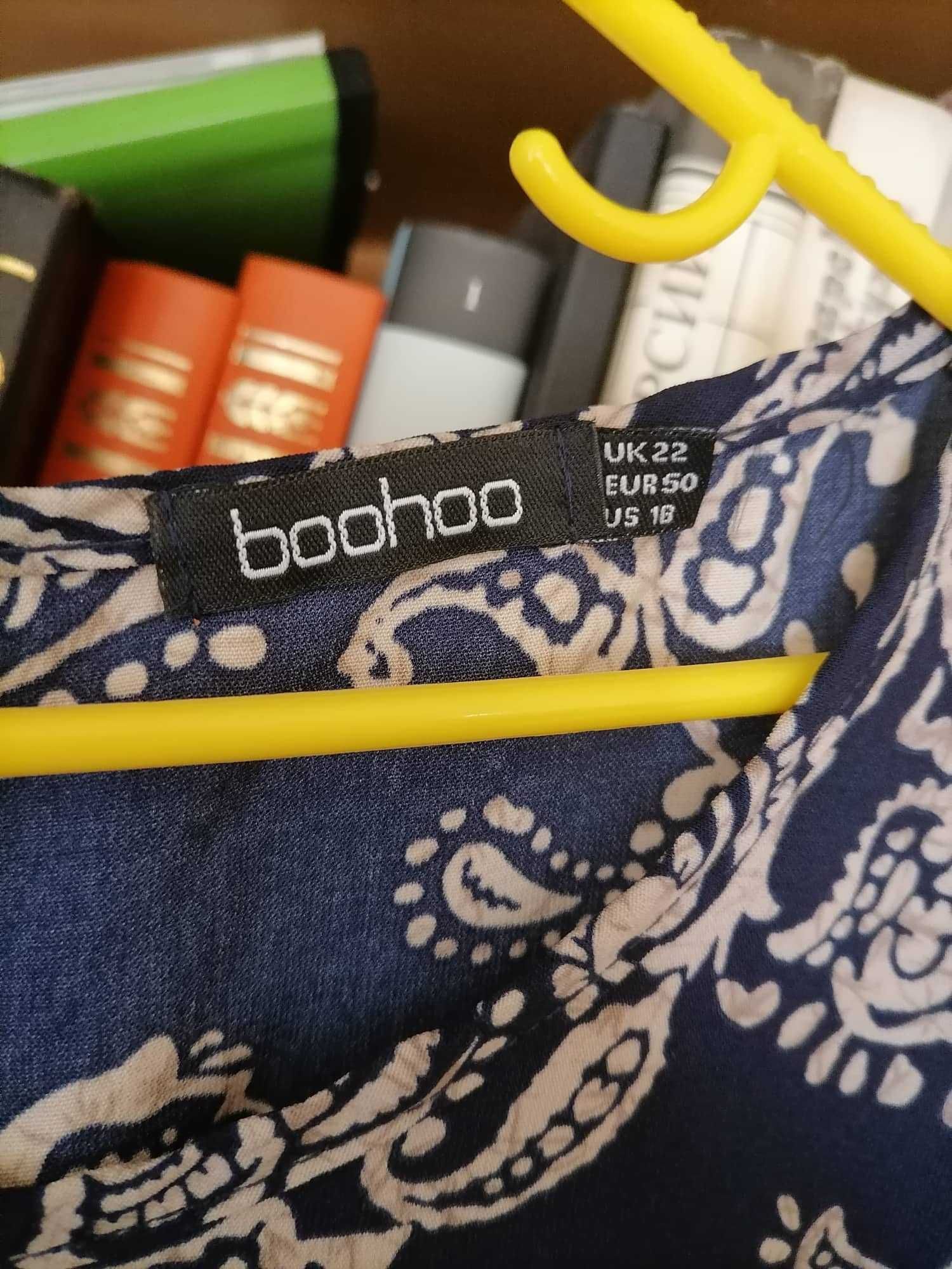 Елегантна рокля, интересен модел, марка Boohoo