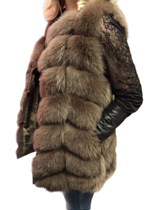 Песцовая меховая жилетка новая Kaspi Rad