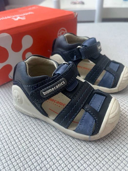 Sandale copii din piele, marimea 18- biomecanics