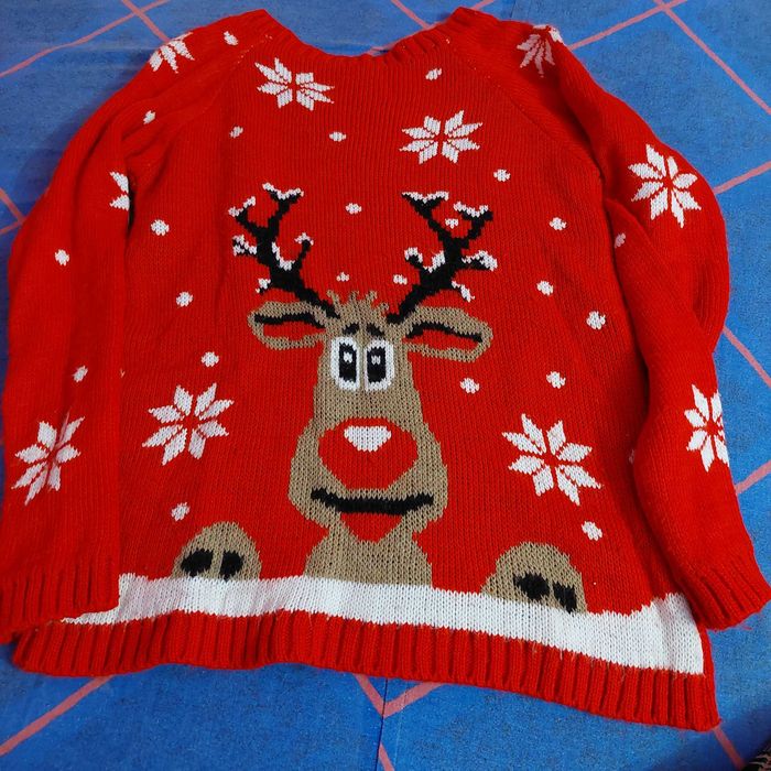 Pulover Crăciun  cu ren