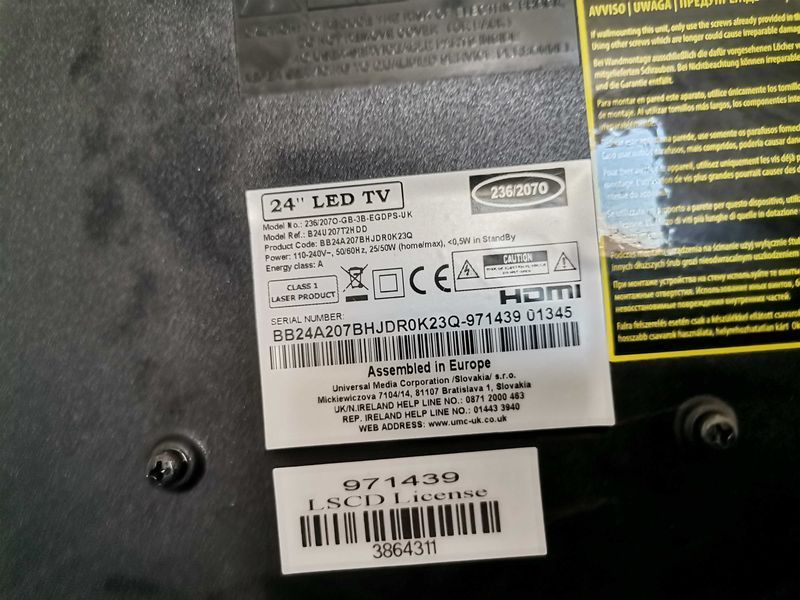 Телевизор - Blaupunkt 24 led inch