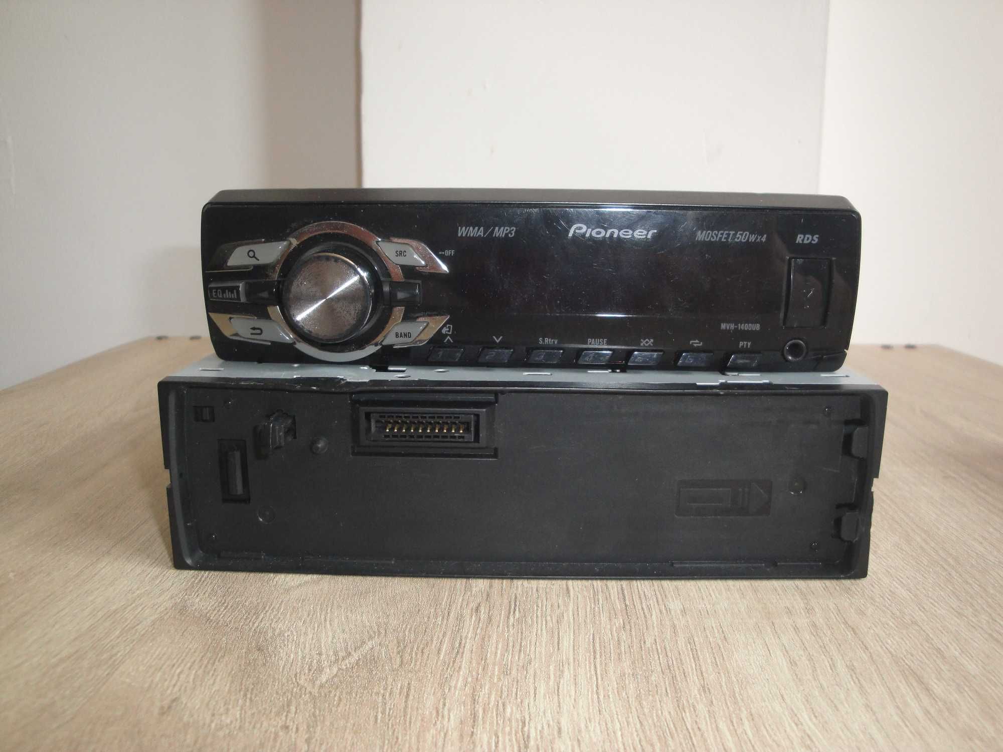 Pioneer, MVH-1400UB, Audio Player, Пайнер, MP3 плеър, авто радио, кола