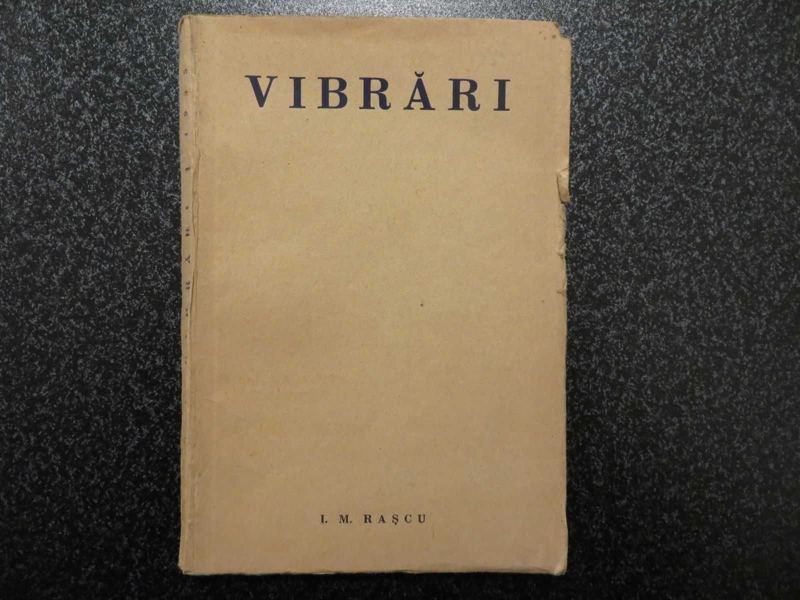 Vibrari  I. M. Rascu    1935   dedicatie + autograf