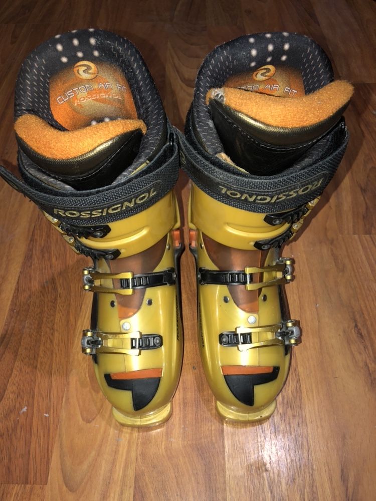 Clapari Rossignol Elite Pro 1 LTD Ski Boots marime 39 / 40 gold aurii