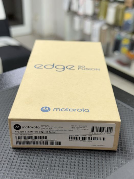 Motorola moto Edge 50 Fusion,Marshmallow Blue,256GB/8GB RAM *ЧистоНов*