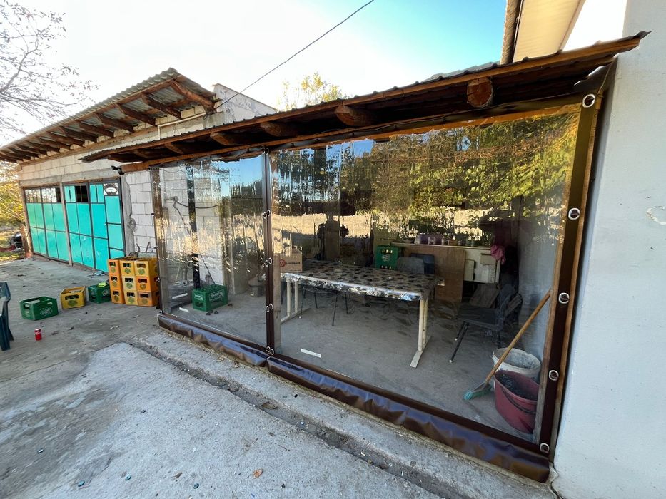 Folie Cristal transparenta terase foisoare, terasa PVC