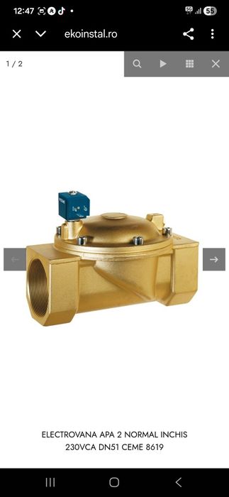 De vînzare  Electrovană apa